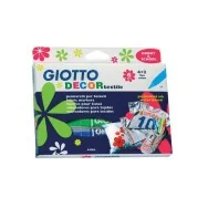 Pennarelli Giotto Decor Textile Giotto - 1-3 mm (Assortiti Conf. 12)