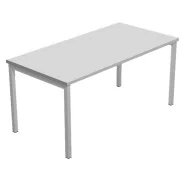 Scrivania Lineare Easy Plus Artexport - 120x80 cm - 664_9 (Grigio)