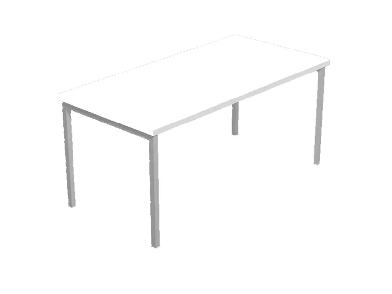 Scrivania Lineare Easy Plus Artexport - 140x80 cm - 662_3 (Bianco)