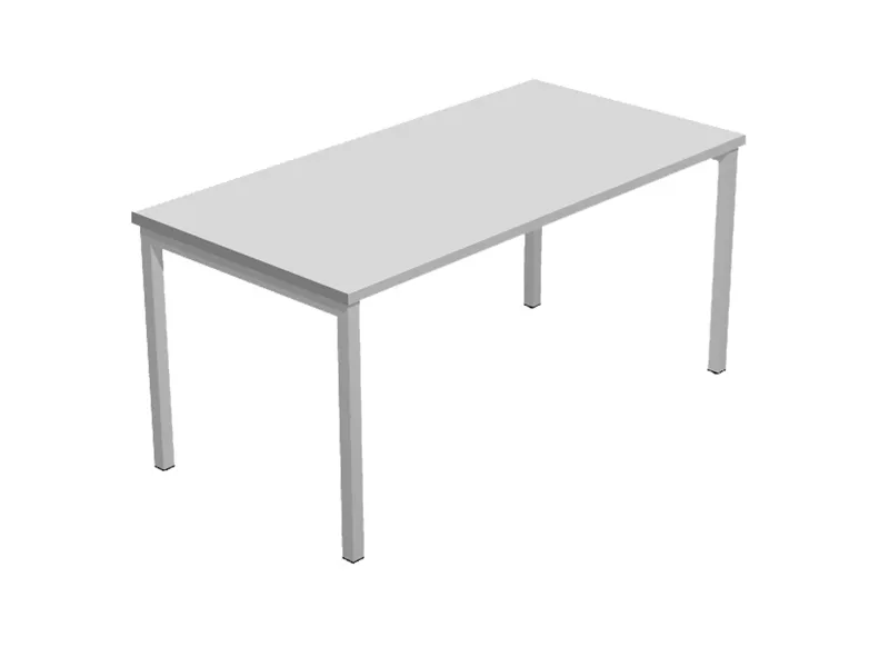 Scrivania Lineare Easy Plus Artexport - 140x80 cm - 662_9 (Grigio)