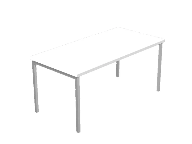 Scrivania Lineare Easy Plus Artexport - 180x80 cm - 665_3 (Bianco)