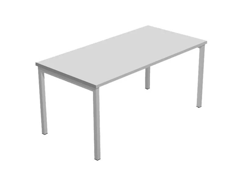 Scrivania Lineare Easy Plus Artexport - 180x80 cm - 665_9 (Grigio)