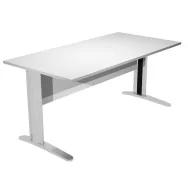 Scrivania Lineare Easy Metal Artexport - 120x80 cm - 004K2-AR_9 (Grigio)