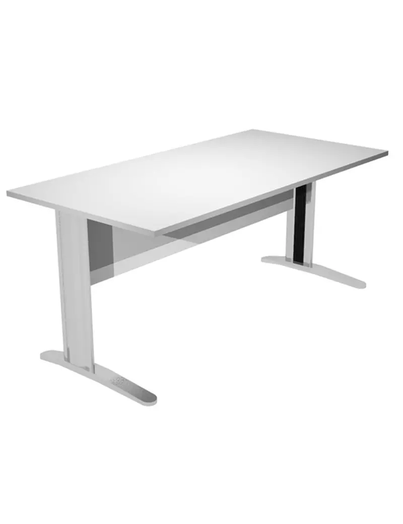 Scrivania Lineare Easy Metal Artexport - 120x80 cm - 004K2-AR_9 (Grigio) Scrivania Lineare Easy Metal Artexport - 120x80 cm - 004K2-AR_9 (Grigio)