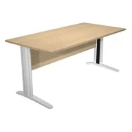 Scrivania Lineare Easy Metal Artexport - 160x80 cm - 003K2-AR_C (Rovere)