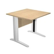 Scrivania Lineare Easy Metal Artexport - 80x80 cm - 001K2-AR_C (Rovere)