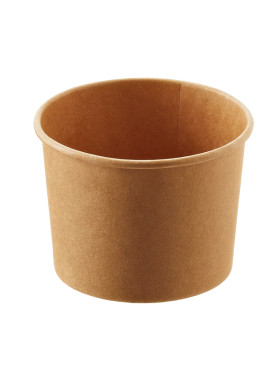 Coppetta Gelato Monouso Leone - 335 ml - Diametro 10,5 cm - H0804 (Avana Conf. 500)
