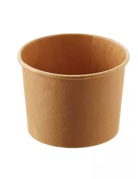 Coppetta Gelato Monouso Leone - 240 ml - Diametro 9,5 cm - H0803 (Avana Conf. 1000)