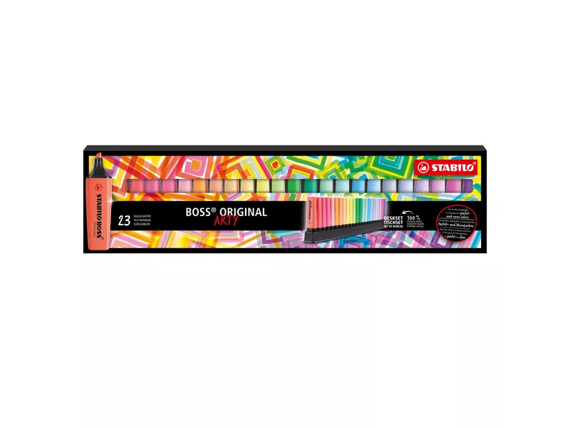 Evidenziatore Boss Original Stabilo - 2-5 mm - 7023-01-5-20 (Assortiti Conf. 23)