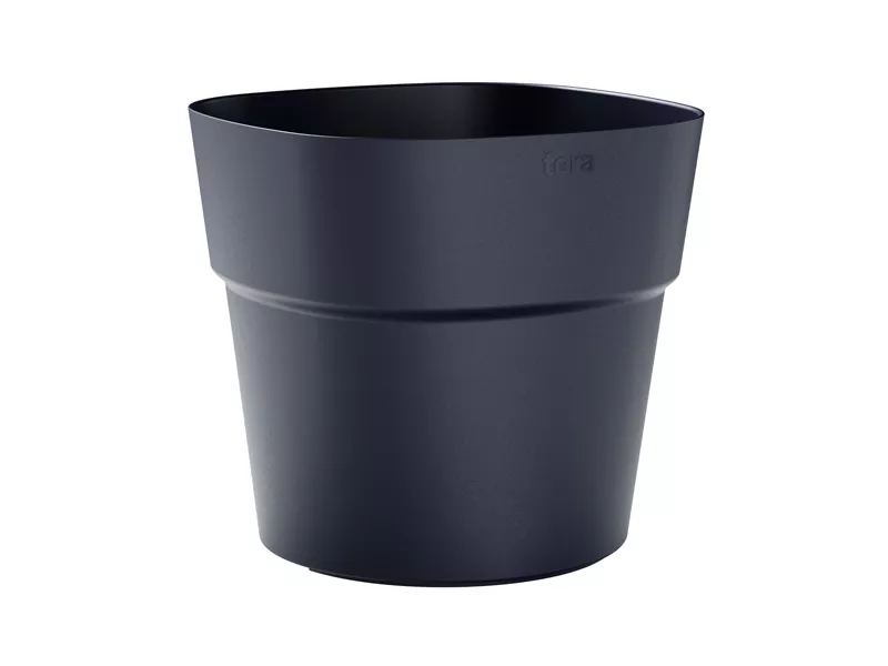 Vaso in Plastica Andromeda Teraplast - 13 Litri - Diametro 28 cm - 30520028278 (Blu Profondo)