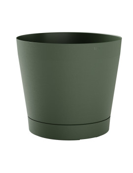 Vaso in Plastica Orione Teraplast - 26 Litri - Diametro 38 cm - 30518038239 (Verde Foresta)