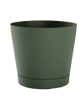 Vaso in Plastica Orione Teraplast - 6,3 Litri - Diametro 24 cm - 30518024414 (Verde Foresta)