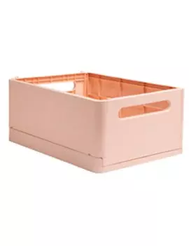 Contenitore Pieghevole The Smart Case Maxi Skandi Exacompta - 37,5x27,5x16,3 cm - 27231D (Nude)