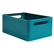 Contenitore Pieghevole The Smart Case Midi Skandi Exacompta - 27,6x18,8 x12 cm - 27134D (Blu Pacifico)