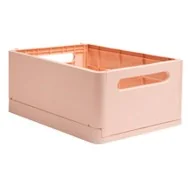 Contenitore Pieghevole The Smart Case Midi Skandi Exacompta - 27,6x18,8 x12 cm - 27131D (Nude)