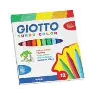 Pennarelli Turbo Color Giotto - Punta Fine - 0,5-2 mm (Assortiti Conf. 12)