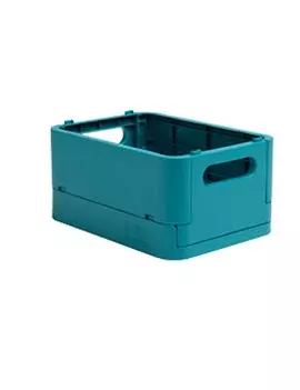 Contenitore Pieghevole The Smart Case Mini Skandi Exacompta - 18,8x13,8x9,5 cm - 27034D (Blu Pacifico)