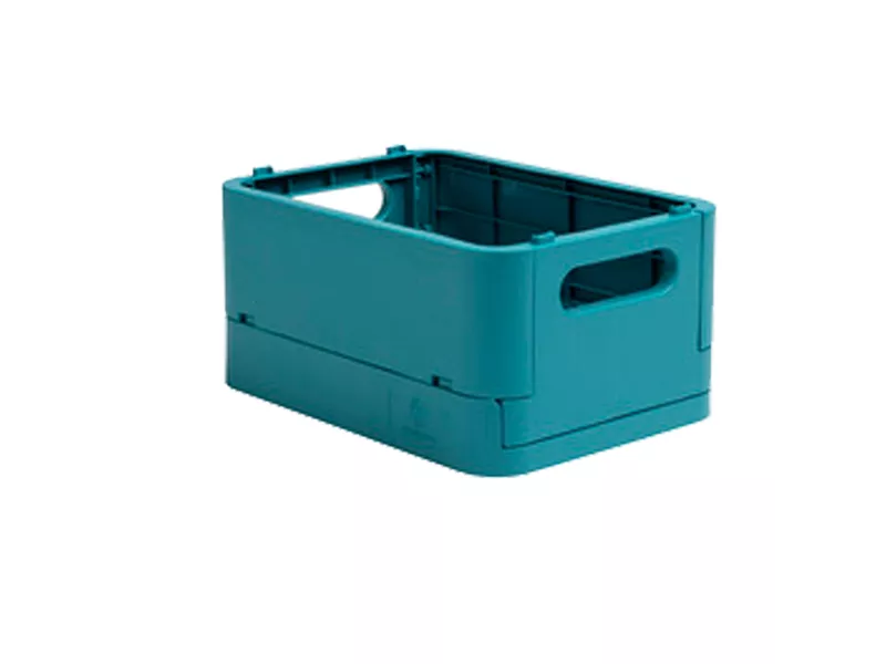 Contenitore Pieghevole The Smart Case Mini Skandi Exacompta - 18,8x13,8x9,5 cm - 27034D (Blu Pacifico)