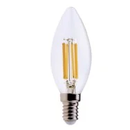 Lampadina LED MKC - E14 - Goccia a Filamento - 6 W - 499048540 (Bianco Caldo)