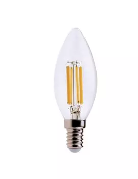 Lampadina LED MKC - E14 - Goccia a Filamento - 6 W - 499048542 (Bianco Freddo)