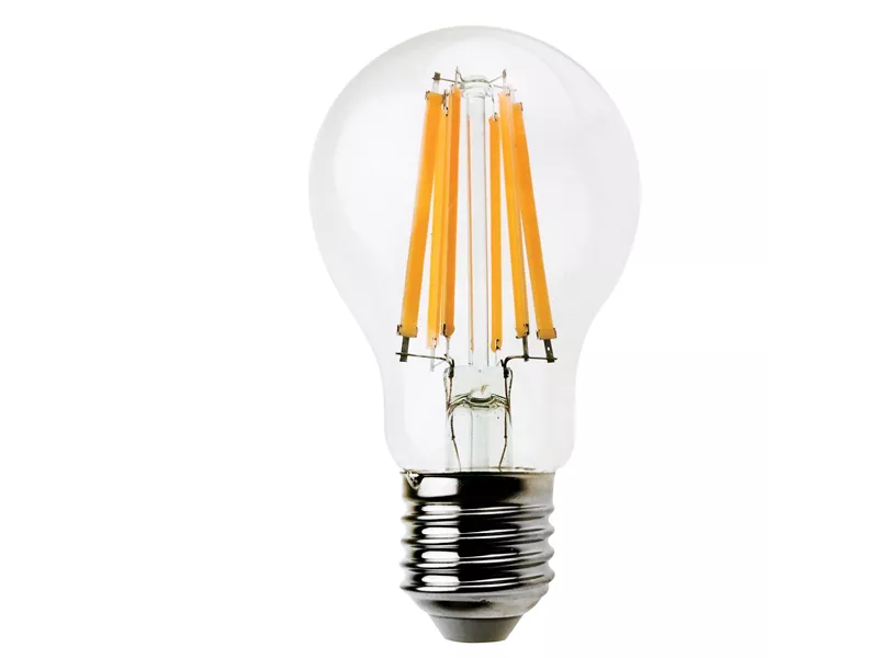 Lampadina LED MKC - E27 - Goccia a Filamento - 12 W - 499048572 (Bianco Naturale)