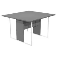 Tavolo Riunioni Essence Artexport - Gamba Bianca - 120x110x74,4 cm - 424/T/AN (Antracite)