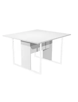 Tavolo Riunioni Essence Artexport - Gamba Bianca - 120x110x74,4 cm - 424/3/AN (Bianco)