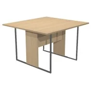 Tavolo Riunioni Essence Artexport - Gamba Antracite Opaco - 120x110x74,4 cm - 424/C/AF (Rovere)