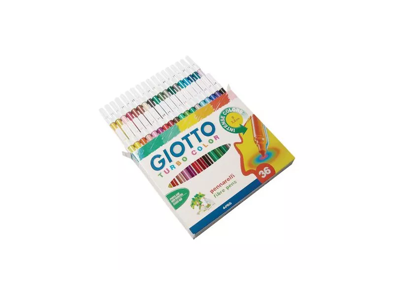 Pennarelli Turbo Color Giotto - Punta Fine - 0,5-2 mm (Assortiti Conf. 36) Pennarelli Turbo Color Giotto - Punta Fine - 0,5-2 mm (Assortiti Conf. 36)