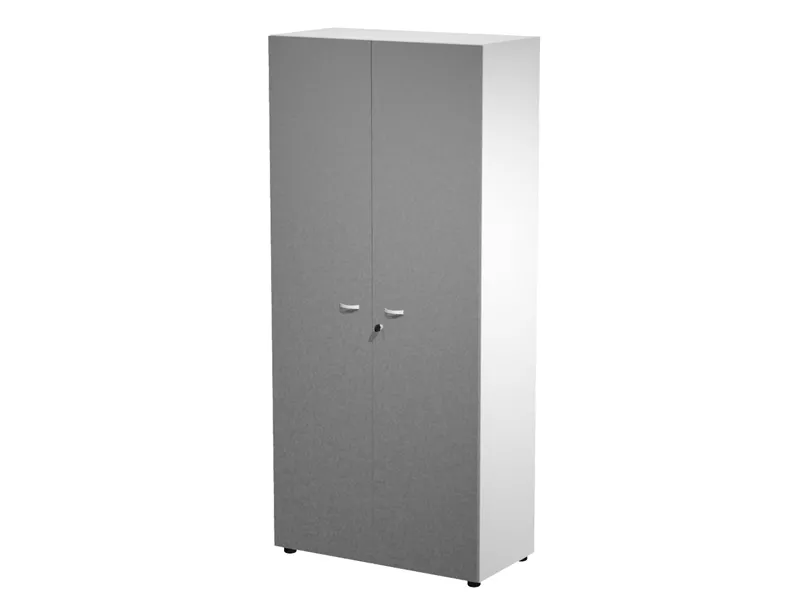 Mobile Alto con Ante Essence Artexport - 90x45,8x200 cm - AR/ST+AB+AVM/3T (Bianco e Antracite)