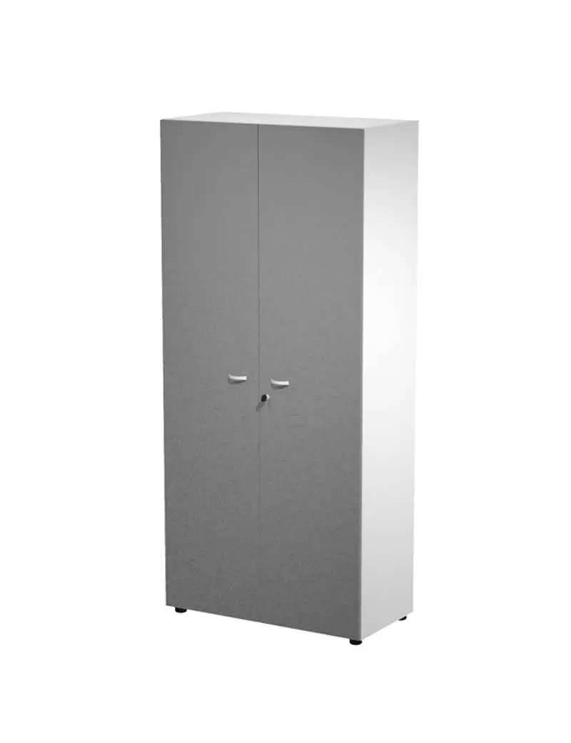 Mobile Alto con Ante Essence Artexport - 90x45,8x200 cm - AR/ST+AB+AVM/3T (Bianco e Antracite) Mobile Alto con Ante Essence Artexport - 90x45,8x200 cm - AR/ST+AB+AVM/3T (Bianco e Antracite)