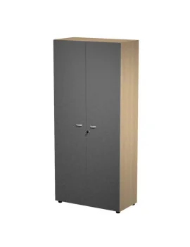 Mobile Alto con Ante Essence Artexport - 90x45,8x200 cm - AR/ST+AB+AVM/CT (Rovere e Antracite)