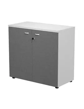 Mobile Basso con Ante Essence Artexport - 90x46x85 cm - AR/MB+AB/3T (Bianco e Antracite)