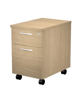 Cassettiera su Ruote Easy Artexport - 1 Cassetto + 1 Classificatore - 44x60x60 cm - C2_C (Rovere)