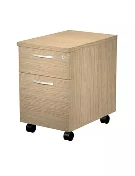Cassettiera su Ruote Easy Artexport - 1 Cassetto + 1 Classificatore - 44x60x60 cm - C2_C (Rovere)