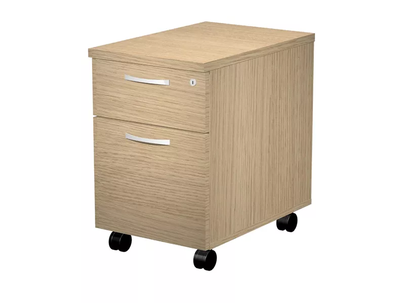 Cassettiera su Ruote Easy Artexport - 1 Cassetto + 1 Classificatore - 44x60x60 cm - C2_C (Rovere)