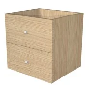 Cassettiera per Libreria a Caselle Rainbow Artexport - 2 Cassetti - 32,5x28,8x32,5 cm - 2C MaxC/C (Rovere)