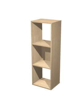 Libreria a Caselle Rainbow Artexport - 3 Caselle - 35,9x29,2x103,9 cm - 3MaxC/C (Rovere)