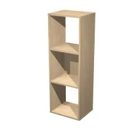 Libreria a Caselle Rainbow Artexport - 3 Caselle - 35,9x29,2x103,9 cm - 3MaxC/C (Rovere)