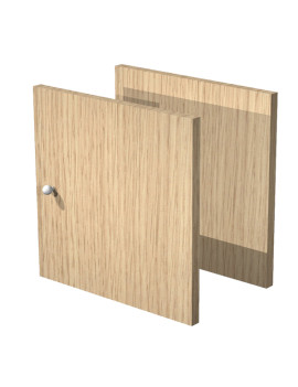 Anta per Libreria a Caselle Rainbow Artexport - 32,1x32,1 cm - 2A MaxC/C (Rovere Conf. 2)