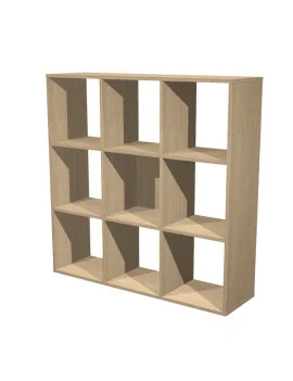Libreria a Caselle Rainbow Artexport - 9 Caselle - 104,1x29,2x103,9 cm - 9MaxC/C (Rovere)