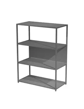 Libreria Modular Artexport - 4 Ripiani - 90x44x122 cm - DOE122C-AF-T (Antracite)