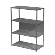 Libreria Modular Artexport - 4 Ripiani - 90x44x122 cm - DOE122C-AF-T (Antracite)