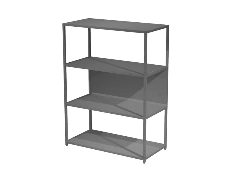 Libreria Modular Artexport - 4 Ripiani - 90x44x122 cm - DOE122C-AF-T (Antracite)