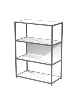 Libreria Modular Artexport - 4 Ripiani - 90x44x122 cm - DOE122C-AF-3 (Bianco)