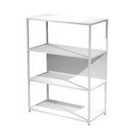 Libreria Modular Artexport - 4 Ripiani - 90x44x122 cm - DOE122C-AN-3 (Bianco)