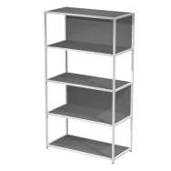 Libreria Modular Artexport - 5 Ripiani - 90x44x161 cm - DOE161C-AN-T (Antracite e Bianco)