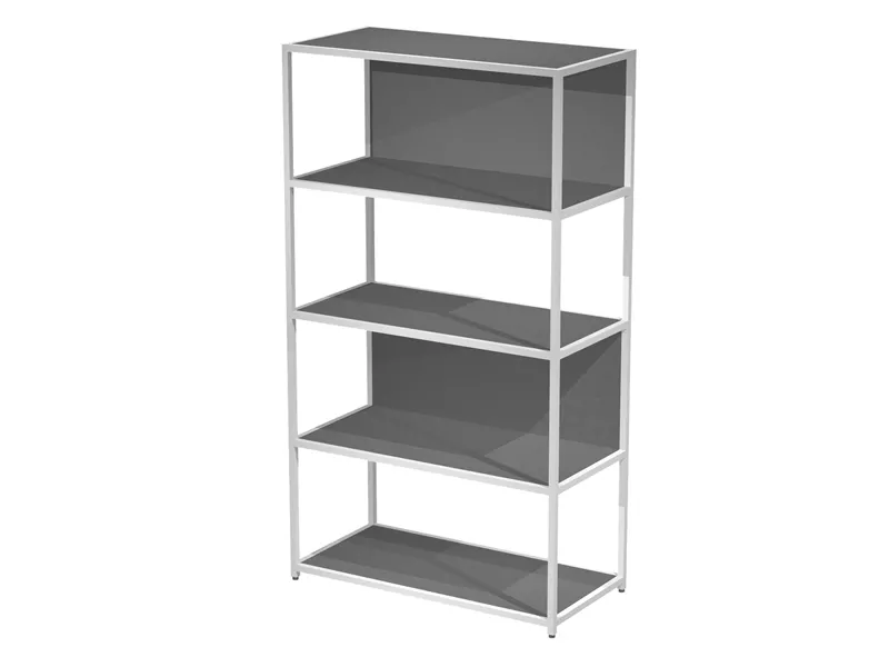 Libreria Modular Artexport - 5 Ripiani - 90x44x161 cm - DOE161C-AN-T (Antracite e Bianco)