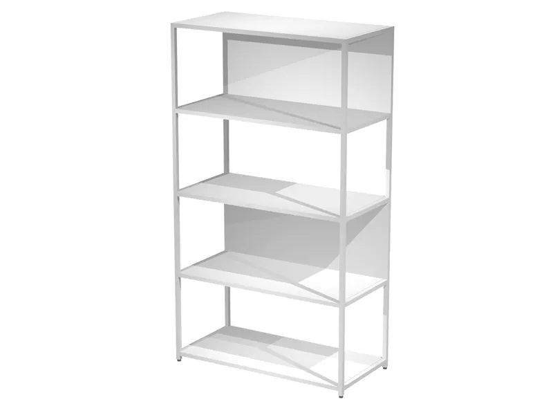 Libreria Modular Artexport - 5 Ripiani - 90x44x161 cm - DOE161C-AN-3 (Bianco)
