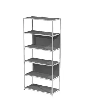 Libreria Modular Artexport - 6 Ripiani - 90x44x200 cm - DOE200C-AN-T (Antracite e Bianco)